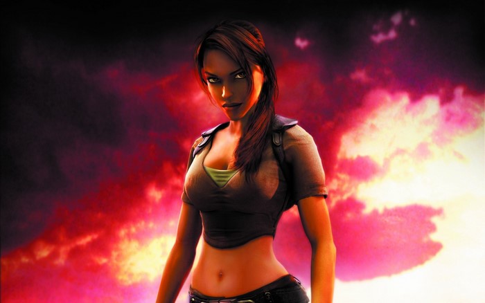Lara Croft from Tomb Raider artwork