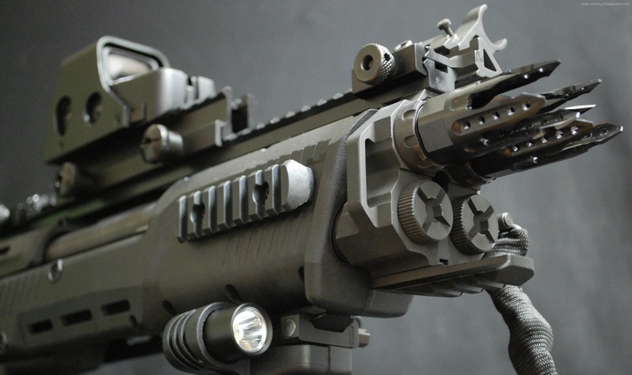 DP-12 Double Barrel Shotgun with Accessories