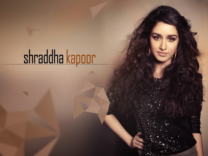 Shraddha Kapoor portrait with text