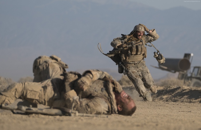 Aaron Taylor-Johnson in The Wall