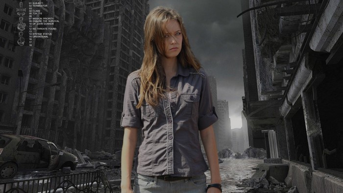 Summer Glau as Terminator from The Sarah Connor Chronicles
