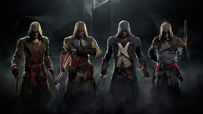 Four Assassins from Assassin's Creed Unity