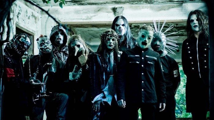 Slipknot band members in masks