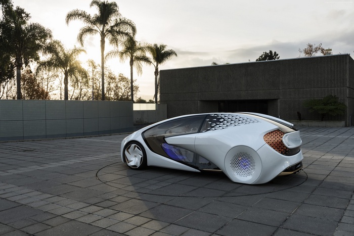 Toyota Concept-i electric car at CES 2017
