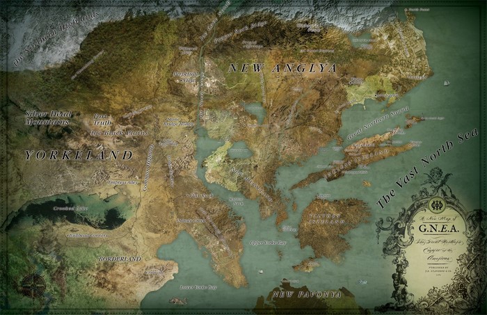 Map of G.N.E.A. from The Astonishing by Dream Theater