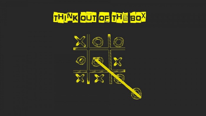 Think Out Of The Box Tic Tac Toe