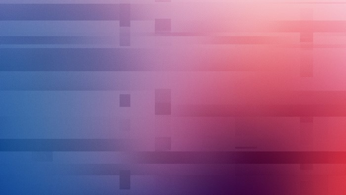 Abstract geometric pattern with blue and pink gradient