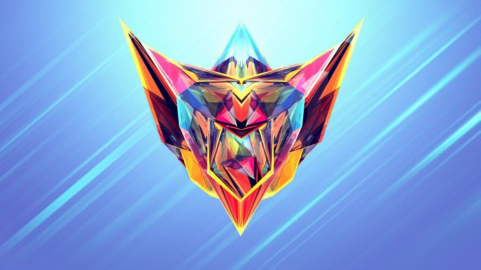 Abstract geometric eagle illustration by Justin Maller