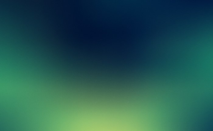 Abstract blurred gradient of blue and green
