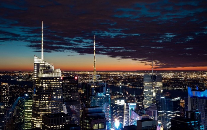 New York City Skyline at Dusk