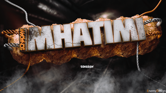 3D artwork with text 'WHATIM' and 'SONADAM'