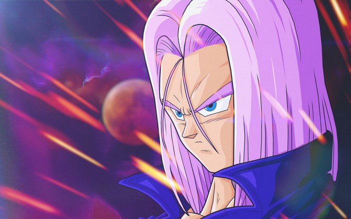 Trunks from Dragon Ball Z in Space