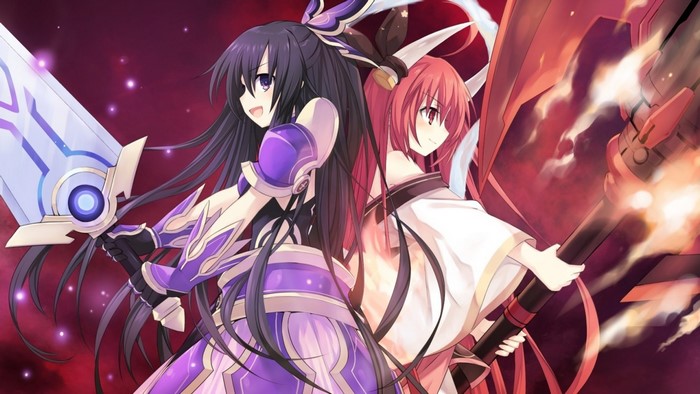 Yatogami Tohka and Itsuka Kotori from Date A Live
