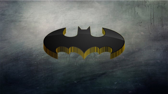 Batman Logo on Textured Background