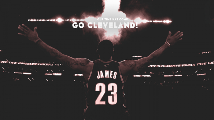 LeBron James "Go Cleveland!"