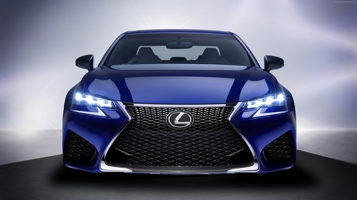 Blue Lexus GS F Luxury Sedan
