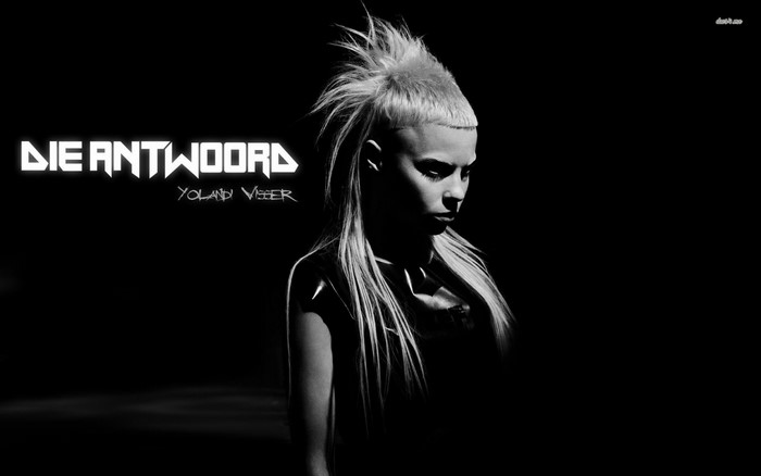 Die Antwoord Yolandi Visser Monochrome Portrait
