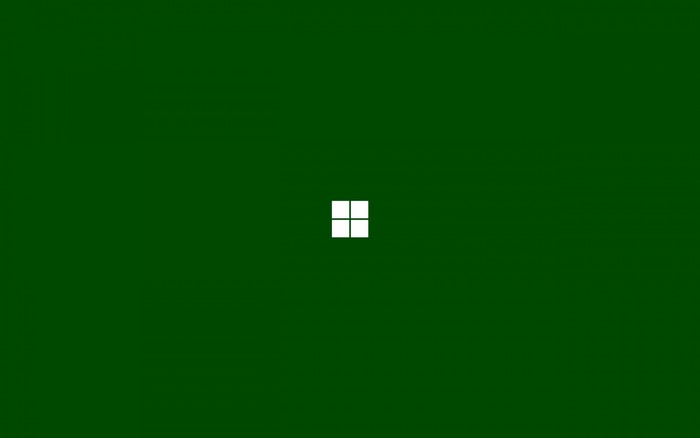 Microsoft Windows logo on a green background