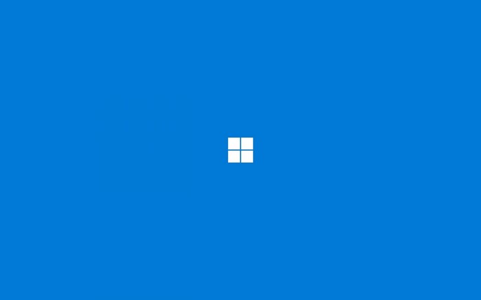 Microsoft Windows logo on blue background