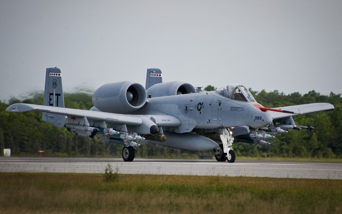 Fairchild Republic A-10 Thunderbolt II on a runway