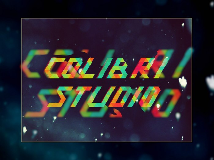 Colibri Studio logo with geometric font