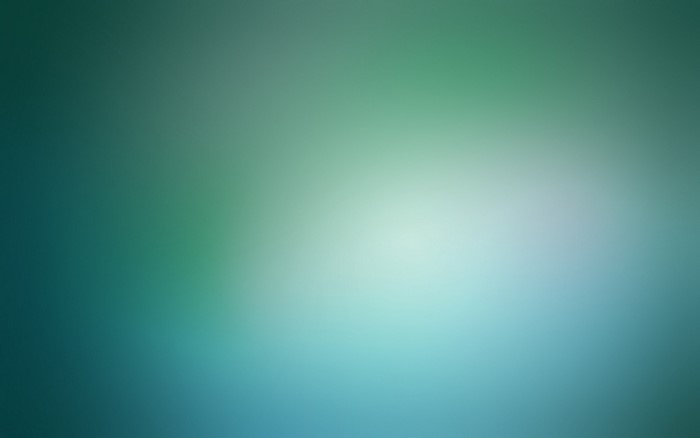 Abstract green and blue gradient with light flare