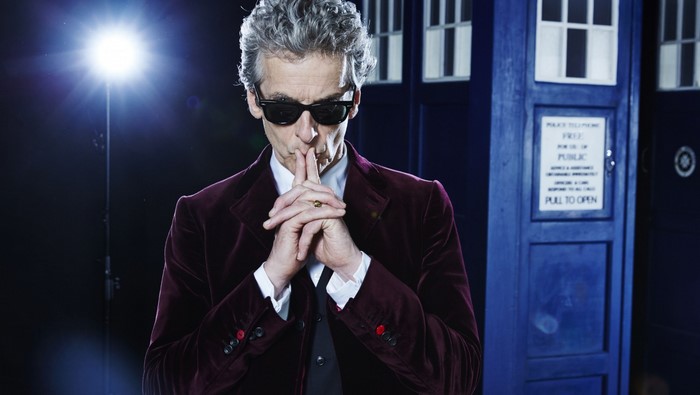 The Doctor from Doctor Who wearing sunglasses