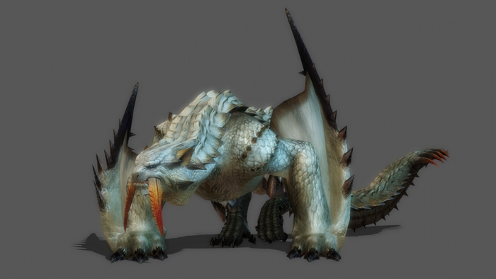 Monster Hunter dragon render