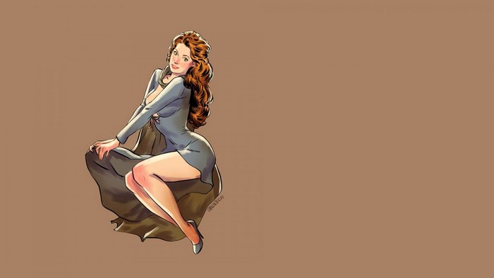 Ros from Game of Thrones pinup illustration