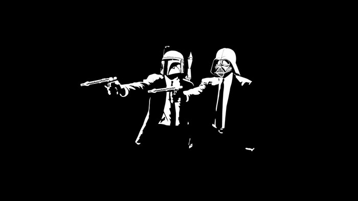 Darth Vader and Boba Fett from Star Wars