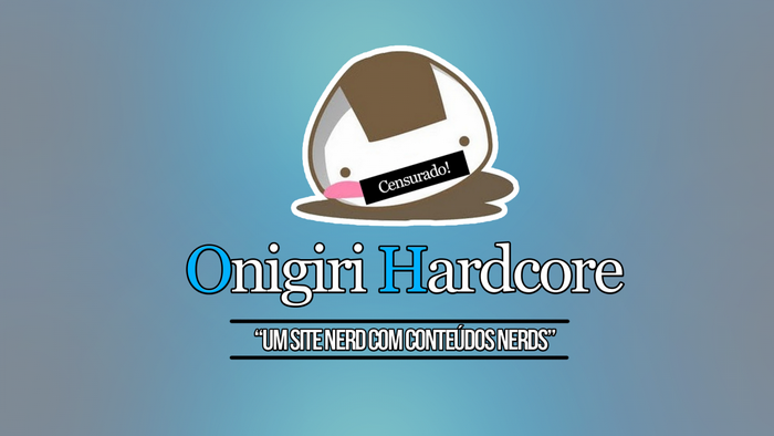 Onigiri Hardcore logo with censored onigiri