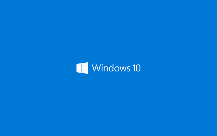 Windows 10 Logo and Text
