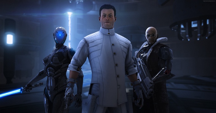 Raw Data VR characters