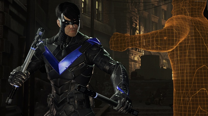 Nightwing from Batman: Arkham VR on PS4