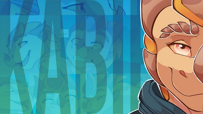 Illustration of a furry character