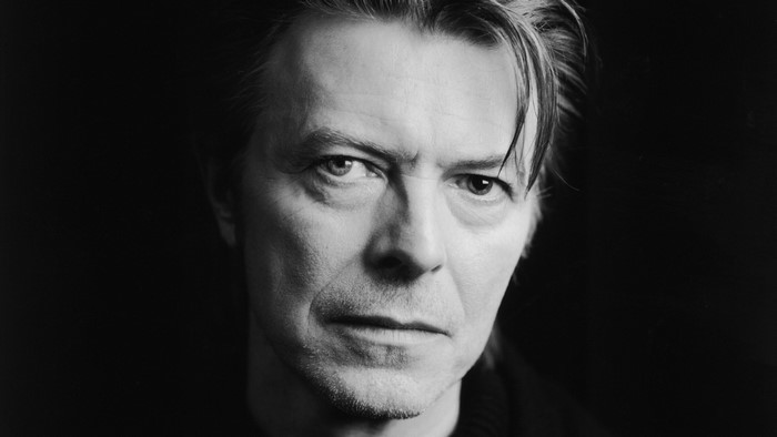 David Bowie monochrome portrait
