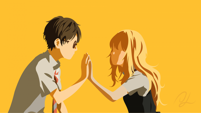 Arima Kousei and Miyazono Kaori from Shigatsu wa Kimi no Uso