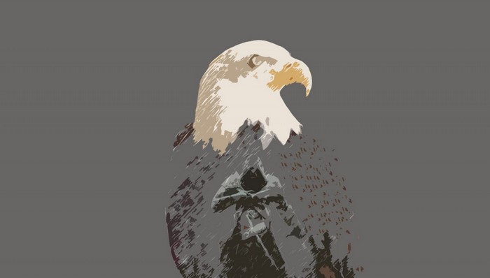Eagle with Ezio Auditore da Firenze from Assassin's Creed