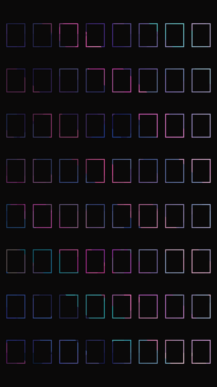 Abstract geometric pattern with gradient squares