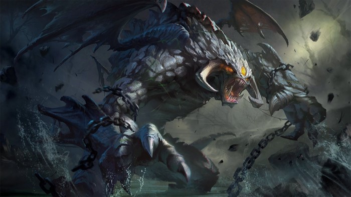Roshan the Fierce Beast from Dota 2
