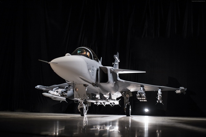 JAS-39E Gripen fighter aircraft