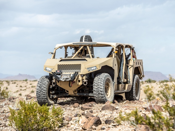 Polaris DAGOR Ultra-Light Combat Vehicle in desert