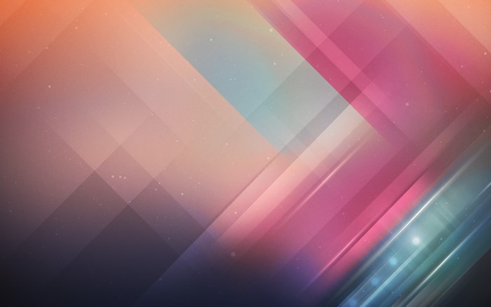 Abstract geometric light and color pattern