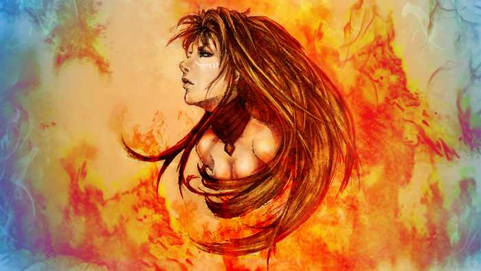 Lina from Dota 2