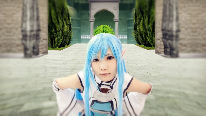 Yuuki Asuna from Sword Art Online cosplay