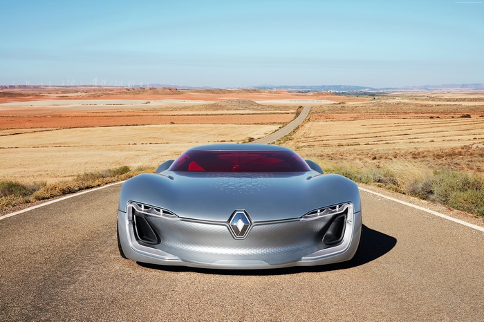 Renault Trezor concept car on a road