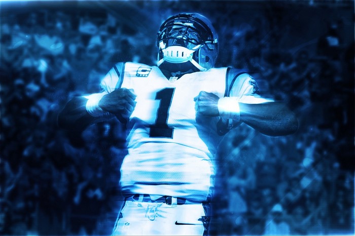 Cam Newton of the Carolina Panthers