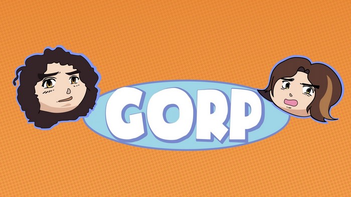 Game Grumps GORP cartoon logo with characters