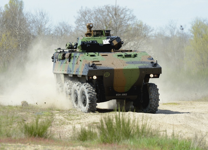 Renault-Nexter VBCI armored vehicle in France