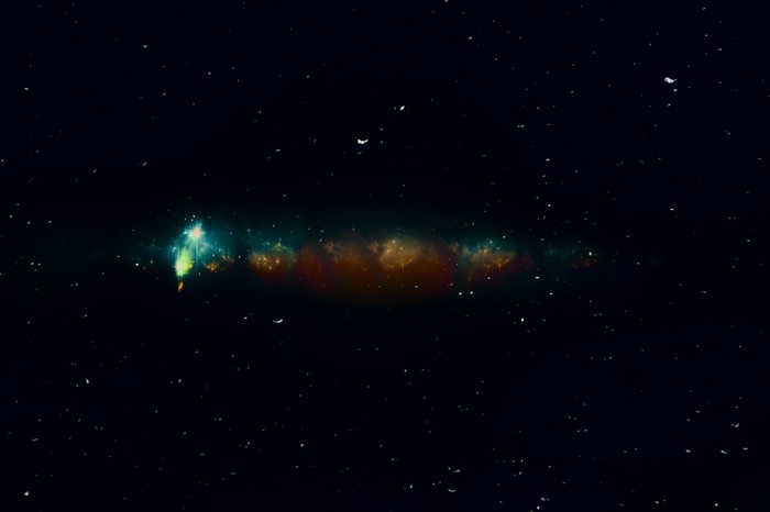 Space nebula with stars